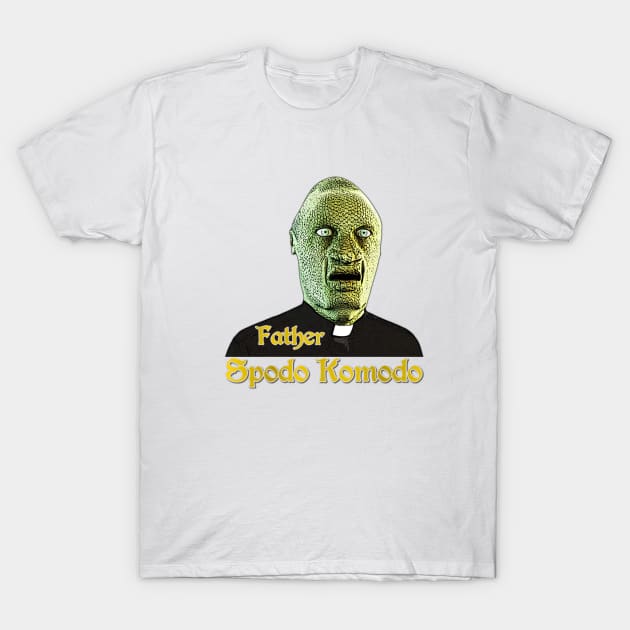 Father Spodo Komodo T-Shirt by CGDimension